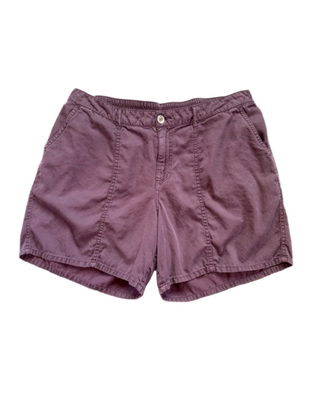 Maurices Casual Lightweight Plummy Brownish Utility Shorts size 14W